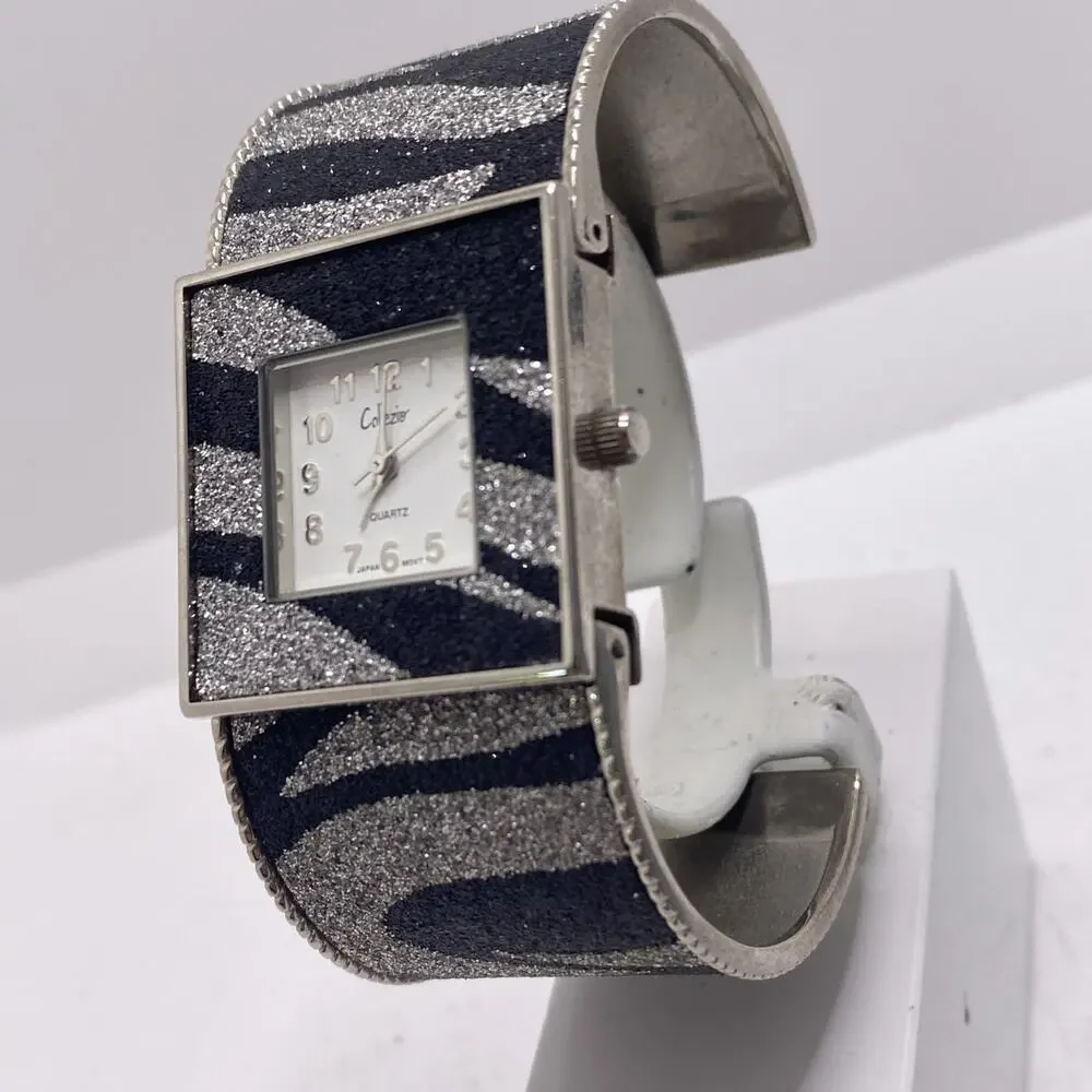 Collezio Cuff Bangle Watch New Battery